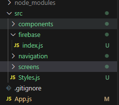 folder structure in react native project